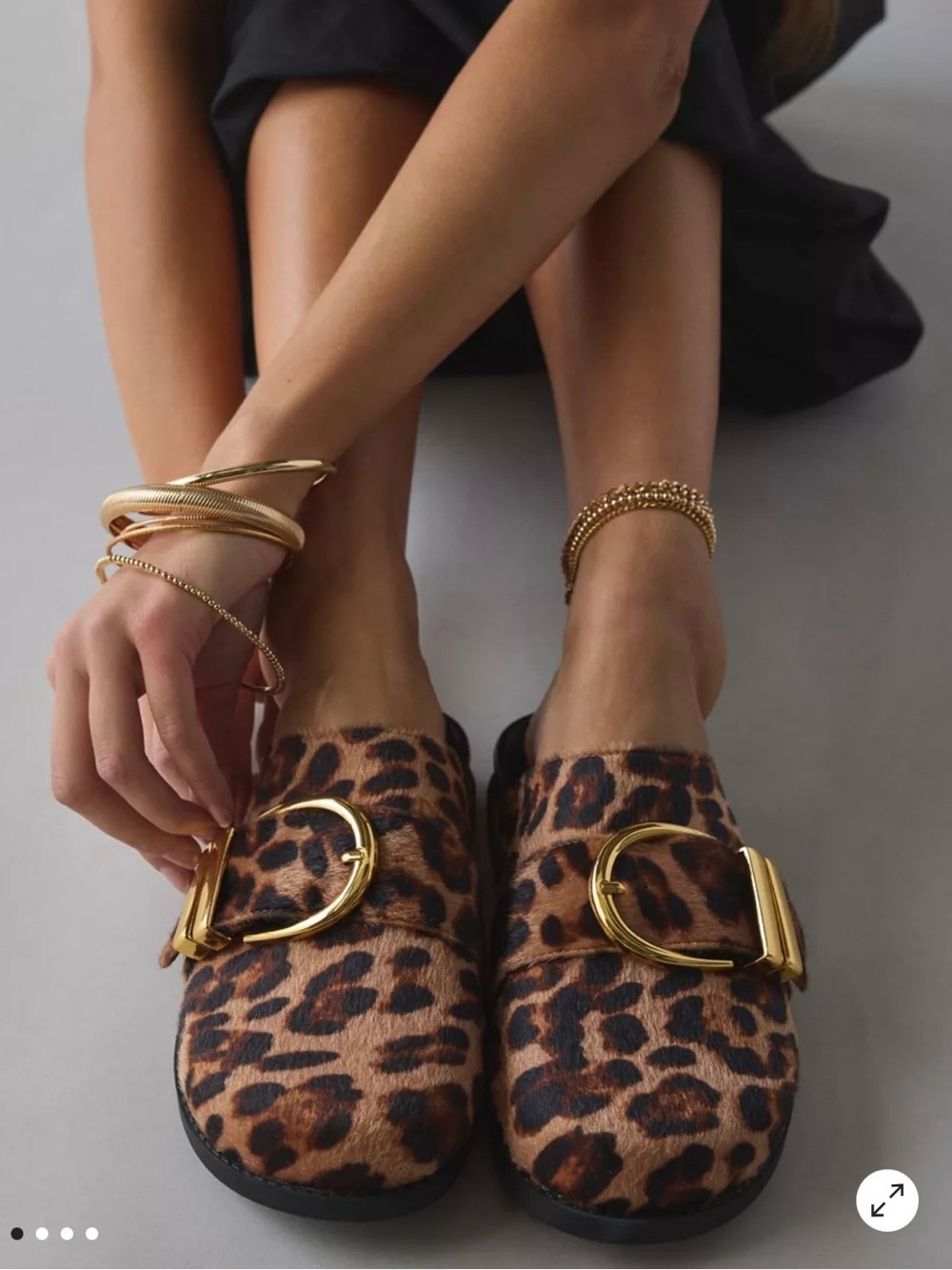 Azalea Wang Archibald Leopard Print Buckle Clogs - Urban Outfitters